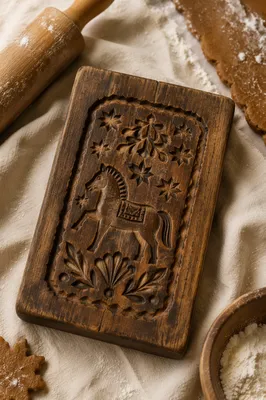 Antique Gingerbread Mold for Christmas Baking