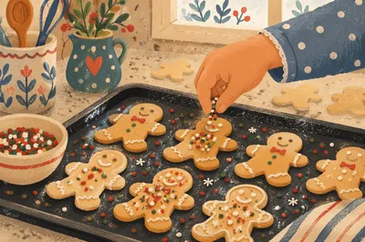 Festive Gingerbread Cookie Decorating for Christmas
