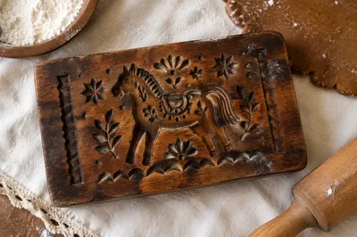 Antique Gingerbread Mold for Christmas Baking
