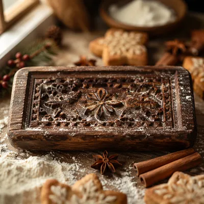 Antique Gingerbread Mold for Christmas Baking