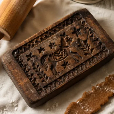 Antique Gingerbread Mold for Christmas Baking