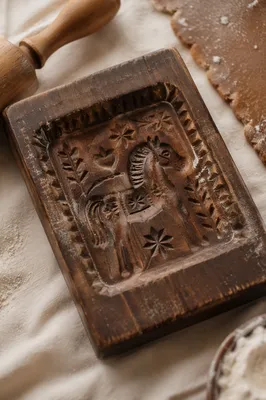 Antique Gingerbread Mold for Christmas Baking