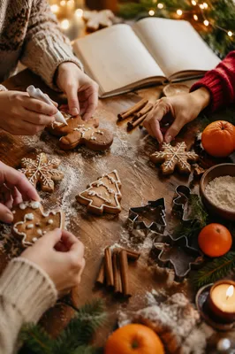 Cozy Christmas Gingerbread Cookie Decorating