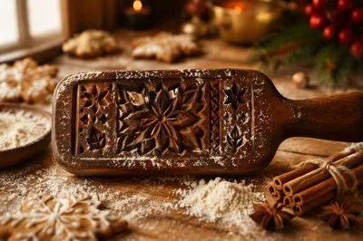 Cozy Gingerbread Mold for Christmas Baking