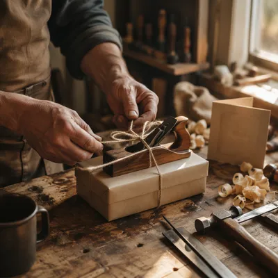 Meaningful Fathers Day Workshop Gift Scene
