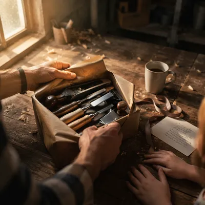 Meaningful Fathers Day Gift in Workshop