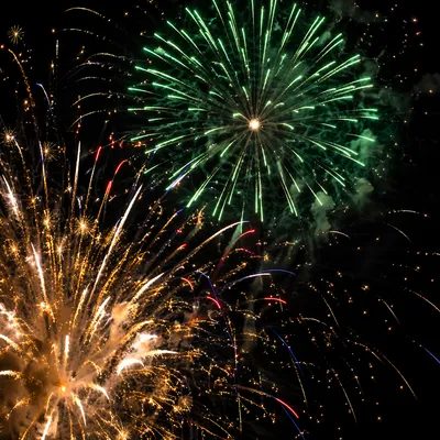Fourth of July Fireworks Night Celebration