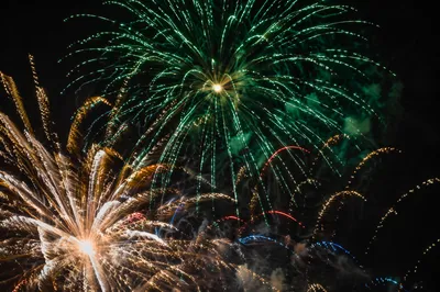 Fourth of July Fireworks Night Celebration