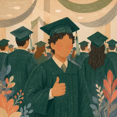 Emerald Graduation Ceremony Celebration