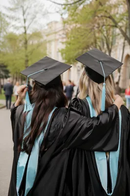 Joyful Graduates Celebrating Spring Ceremony