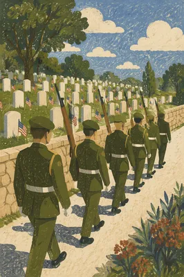 Memorial Day Honor Guard Cemetery Tribute