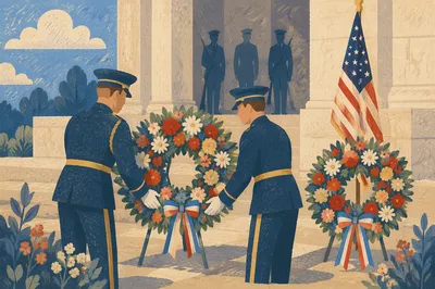 Memorial Day Wreath Ceremony at Stone Memorial