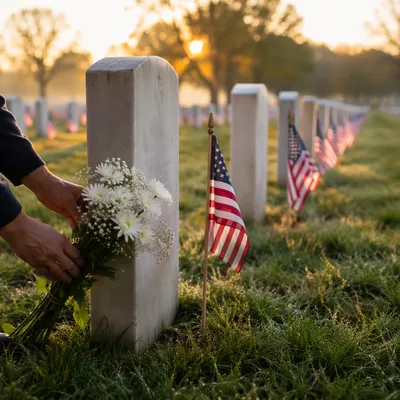 Memorial Day Tribute at Sunrise Cemetery