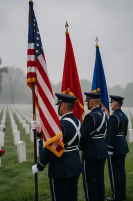 Memorial Day Honor Guard Cemetery Tribute