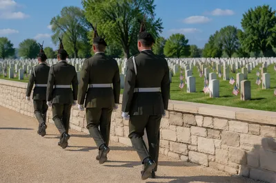 Memorial Day Honor Guard Cemetery Tribute