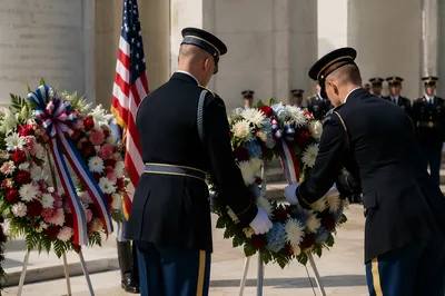 Memorial Day Wreath Tribute at Stone Memorial