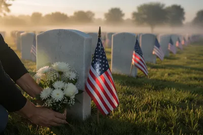 Memorial Day Tribute at Sunrise Cemetery