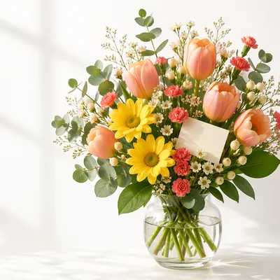 Mother’s Day Floral Gift Card Bouquet