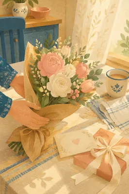 Mothers Day Bouquet and Gift Card