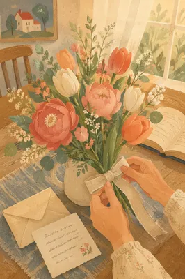 Tender Mother’s Day Bouquet and Gift Card