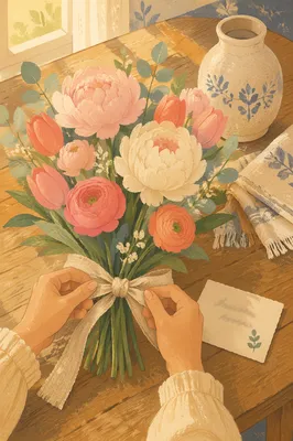 Mother’s Day Spring Bouquet Gift Card