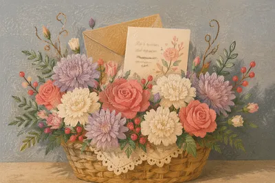Mother’s Day Floral Gift Basket