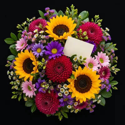Mother’s Day Bouquet With Blank Gift Card