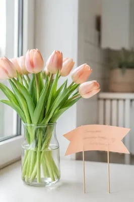 Mother’s Day Tulip Gift Card Arrangement