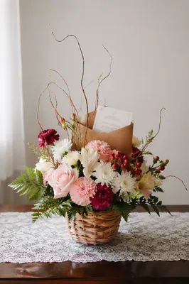 Mother’s Day Flower Basket with Gift Card
