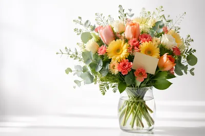 Mother’s Day Bouquet with Blank Gift Card