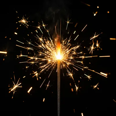 New Year 2027 Sparkler Countdown Celebration