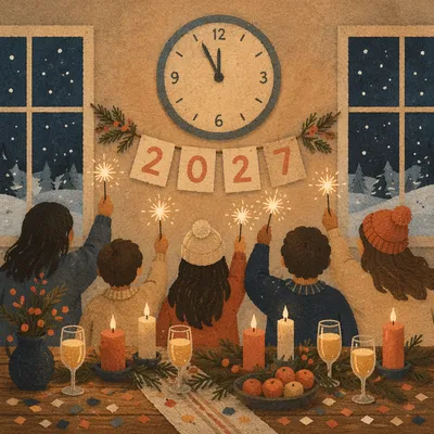 New Year 2027 Fellowship Countdown Celebration