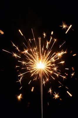 Golden Sparkler New Year 2027 Countdown