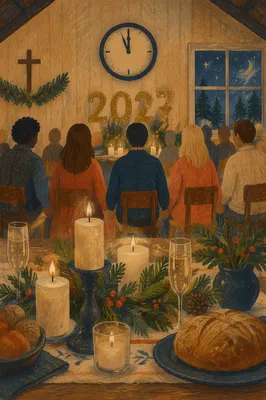 New Year 2027 Prayer Countdown Celebration