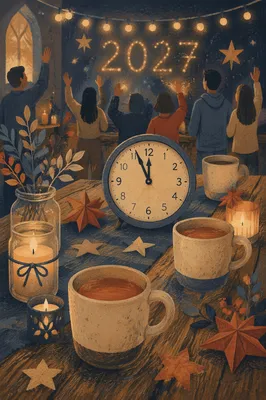 Reverent Church Countdown to New Year 2027