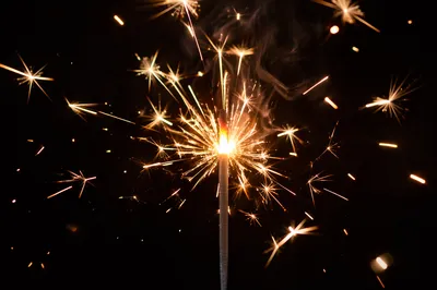 Sparkler Countdown for New Year 2027