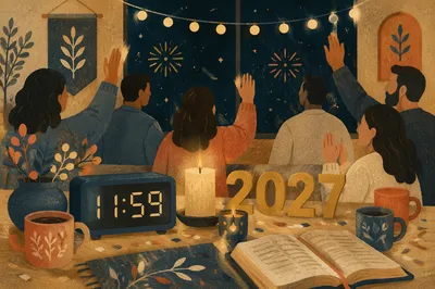 Hopeful 2027 New Year Fellowship Countdown