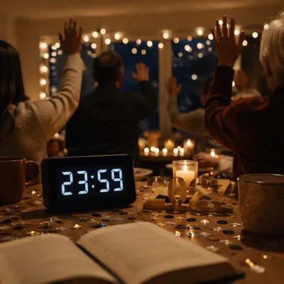 Hopeful 2027 New Year Countdown Fellowship