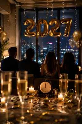 Cozy New Year 2027 Countdown Celebration