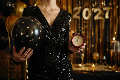 New Year 2027 Countdown Party Portrait