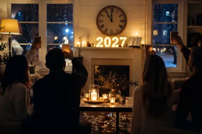 Hopeful 2027 New Year Countdown at Home