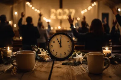 Church Fellowship Hall New Year 2027 Countdown
