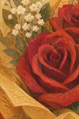 Romantic Crimson Roses for Valentine’s Day