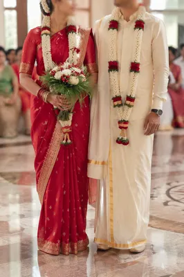 Bride Holding White Bouquet in Festive Ceremony
