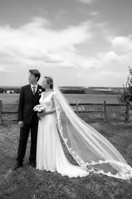 Vintage Countryside Bride Holding White Bouquet