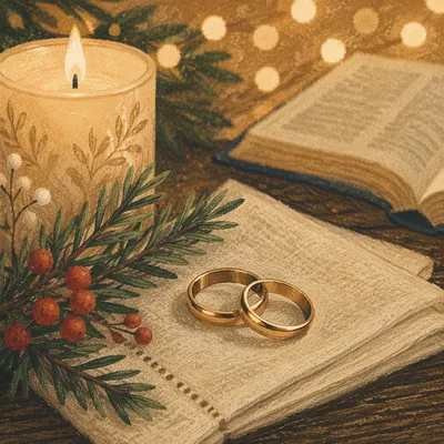 Elegant Gold Wedding Rings Holiday Covenant