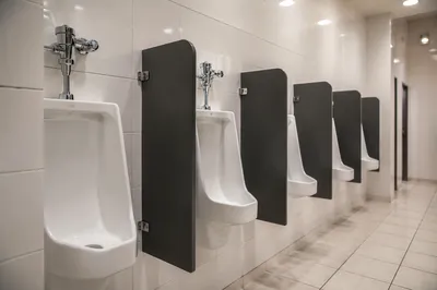 Spotless Modern Public Bathroom Interior