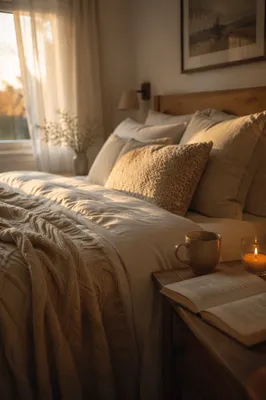 Cozy Dawn Bedroom for Morning Devotion