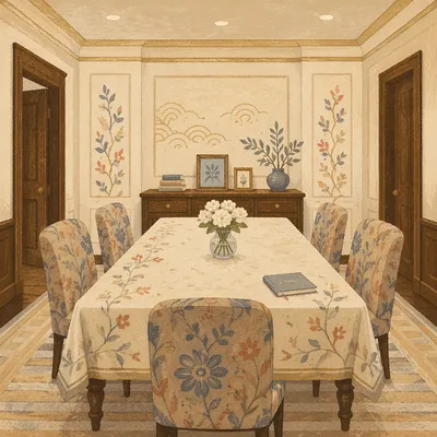 Elegant Formal Dining Room for Fellowship
