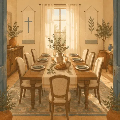 Elegant Dining Room for Christian Fellowship
